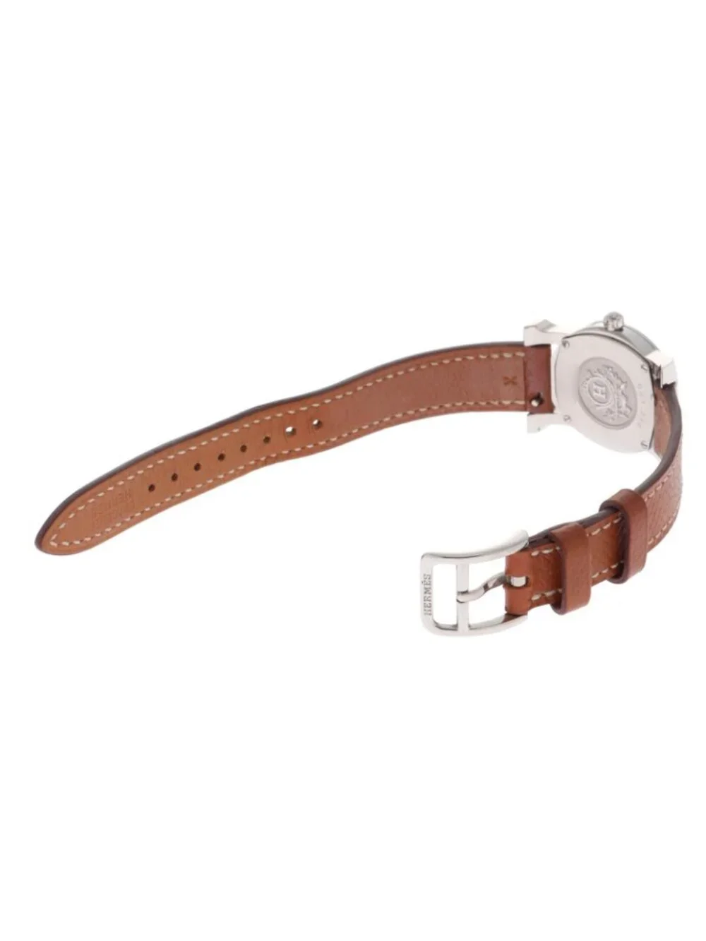 Hermes H Watch Ronde White